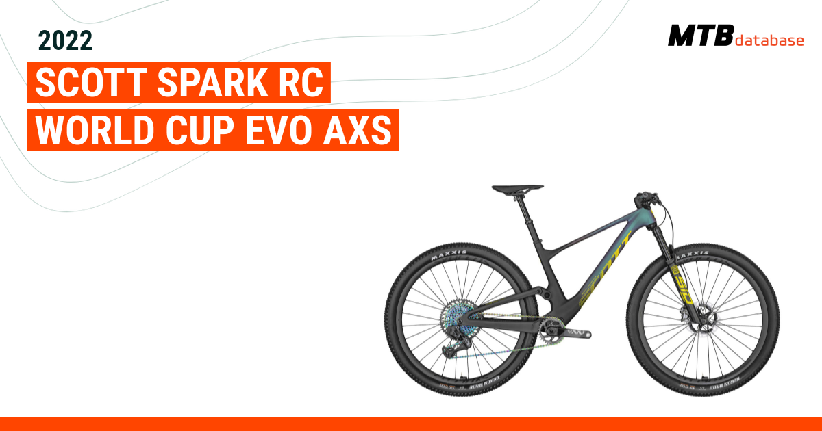 scott spark rc world cup evo axs bike 2022