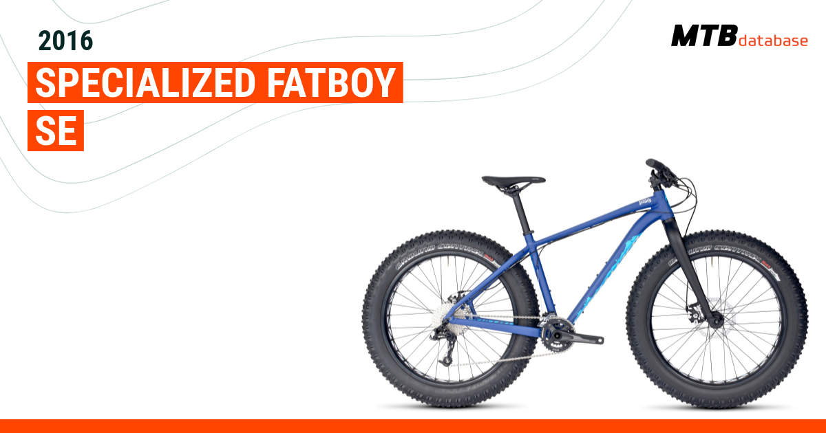 2016 specialized fatboy se