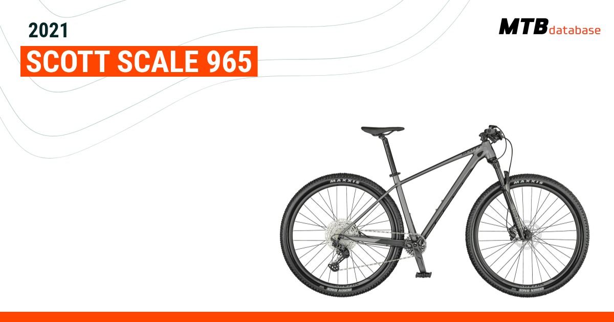 frame scott scale 965