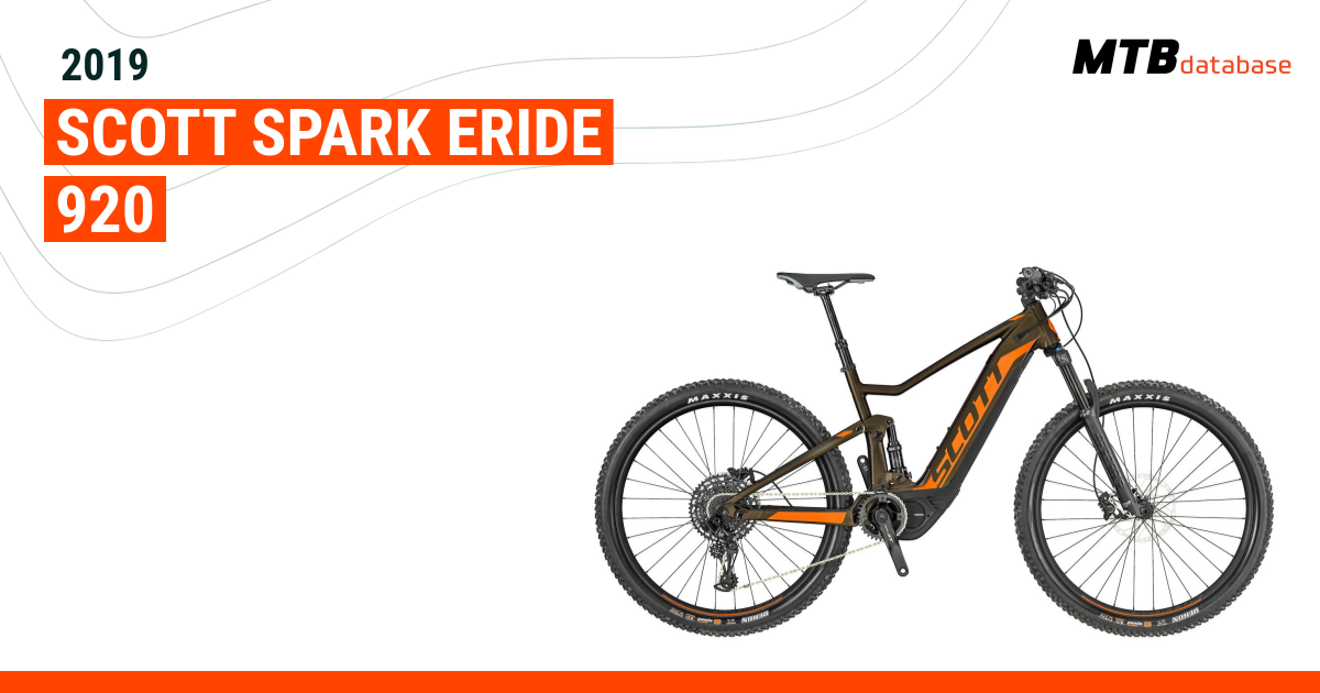 scott spark 920 e bike 2019