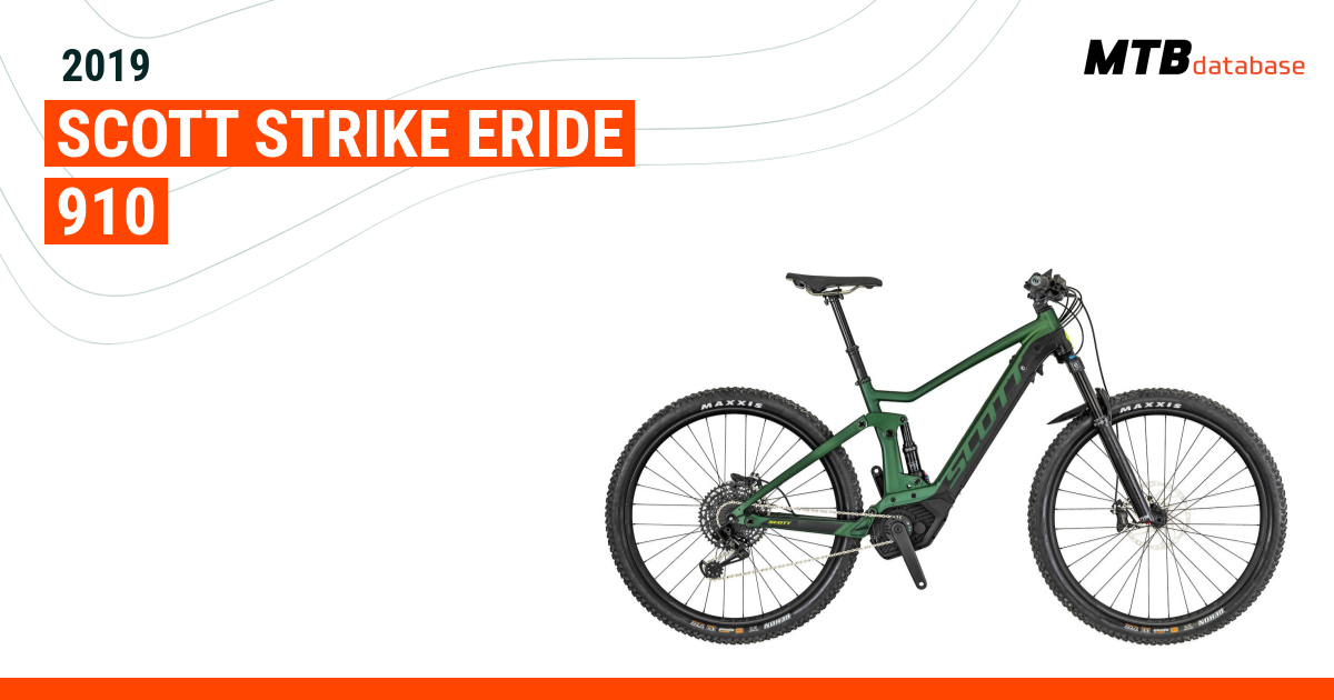 scott strike eride 910 bike 2019