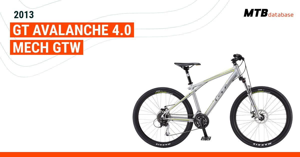 gt avalanche 4.0 mountain bike