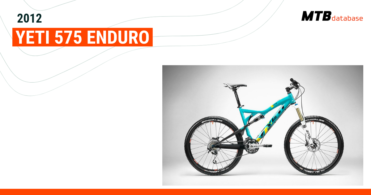 yeti 575 enduro 2012