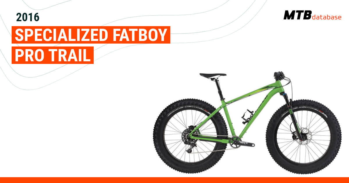 specialized fatboy pro trail