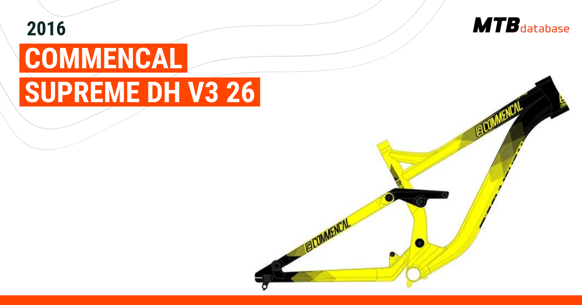 commencal supreme v3 2016