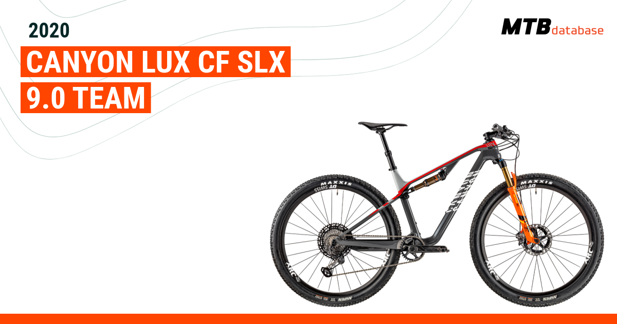 canyon lux cf slx 9.0 race team