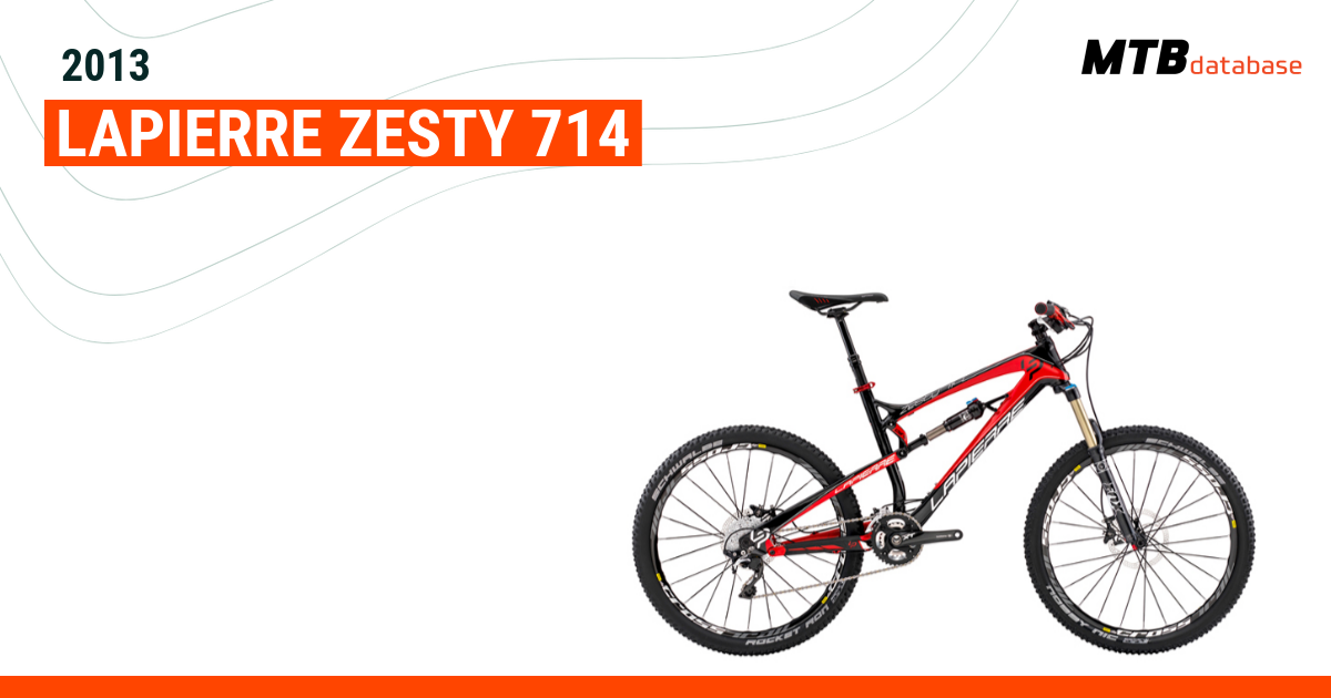 Lapierre zesty best sale 714 2013