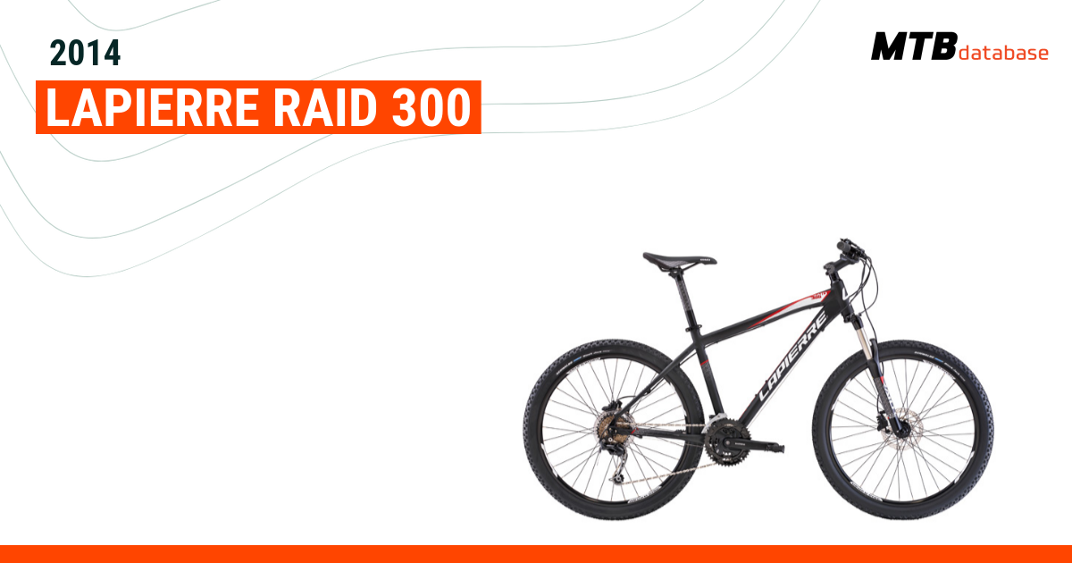 2014 Lapierre Raid 300 - Specs, Reviews, Images - Mountain Bike Database