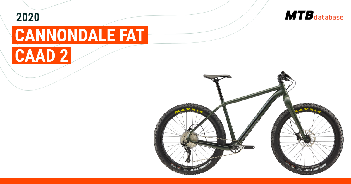 Cannondale fat cheap caad 2 2019