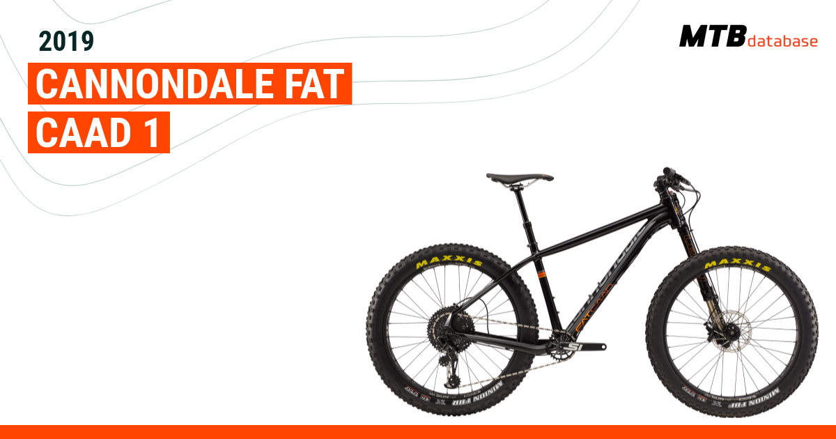 cannondale fat caad 1 2020