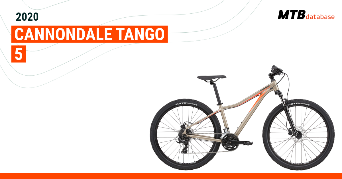 2020 Cannondale Tango 5 Specs Reviews Images Mountain Bike