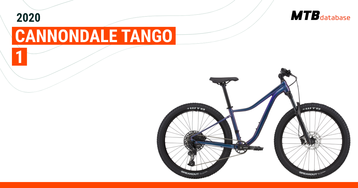 2020 Cannondale Tango 1 Specs Reviews Images Mountain Bike