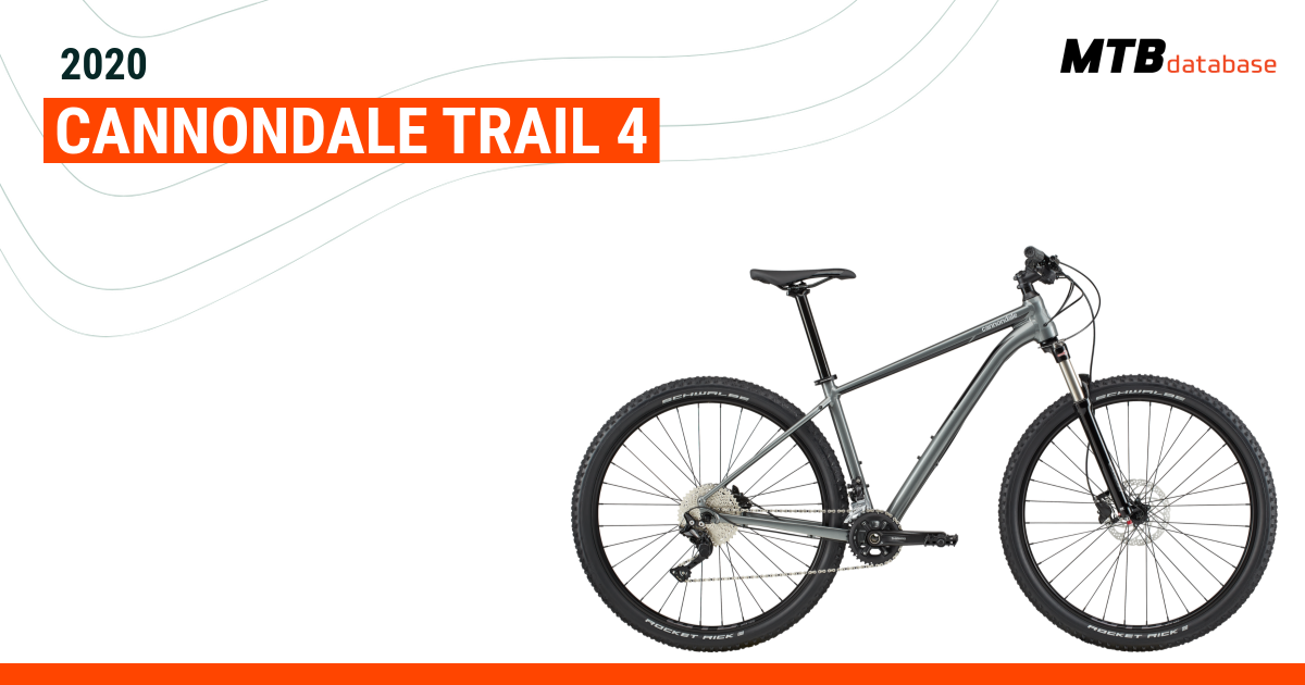 Cannondale trail 4 mountain best sale bike 2020