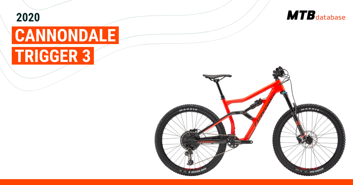 Cannondale trigger best sale 3 details