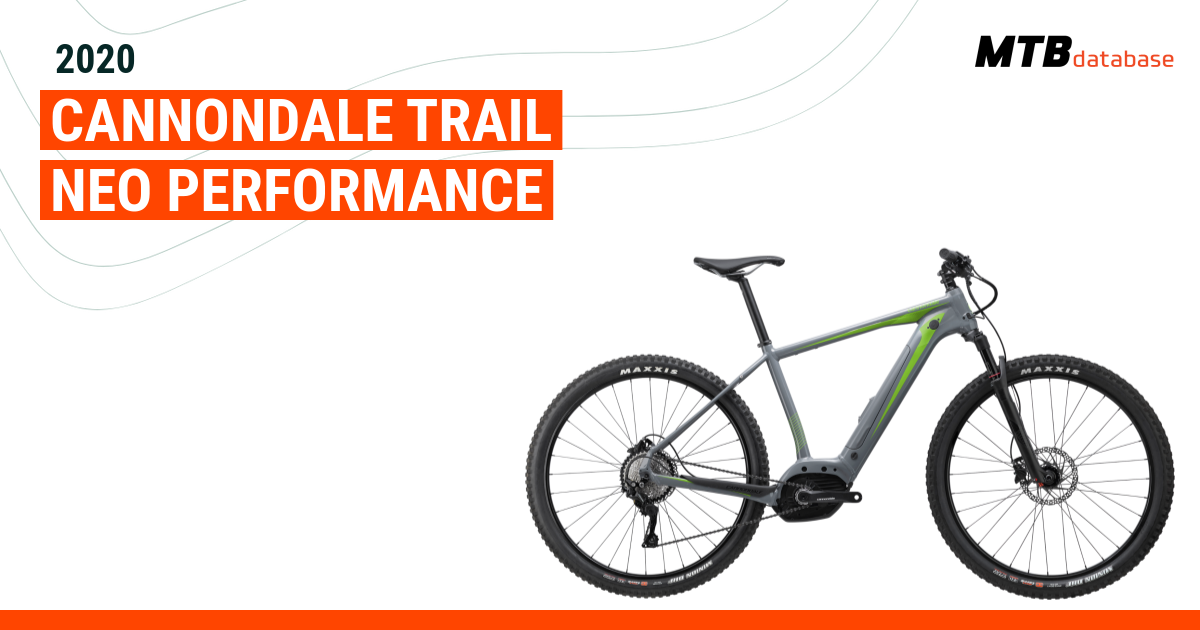 Cannondale trail hot sale neo performance