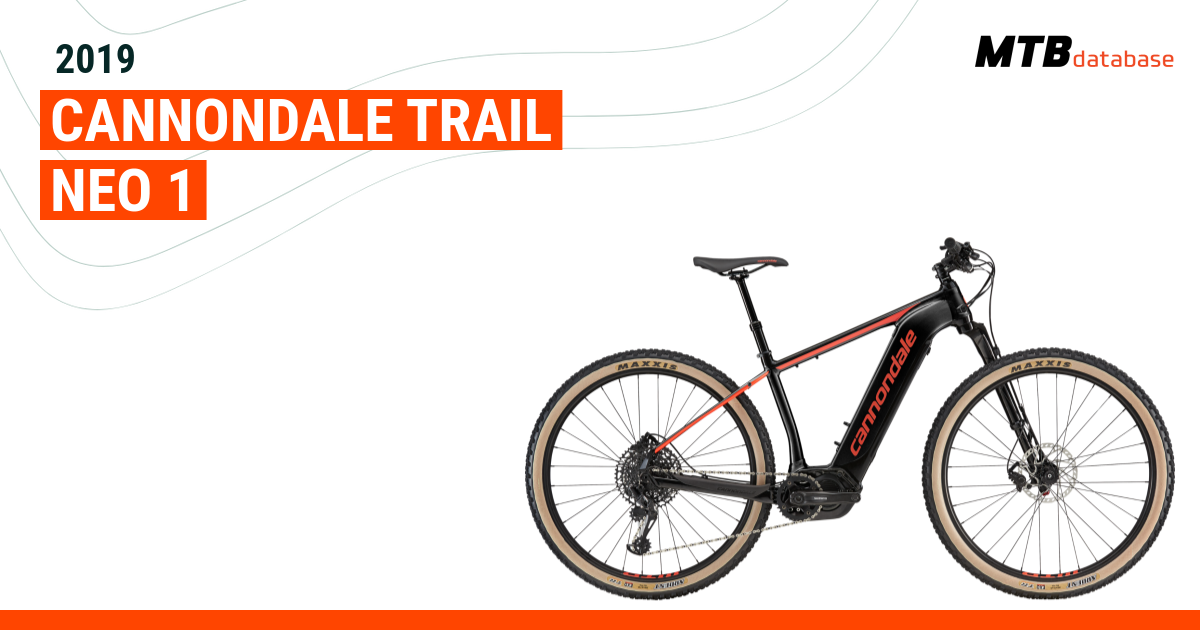 2019 Cannondale Trail Neo 1 Specs Reviews Images Mountain