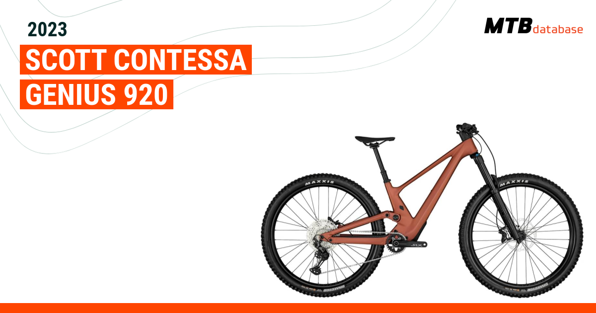 2023 Scott Contessa Genius 920 Specs Reviews Images Mountain