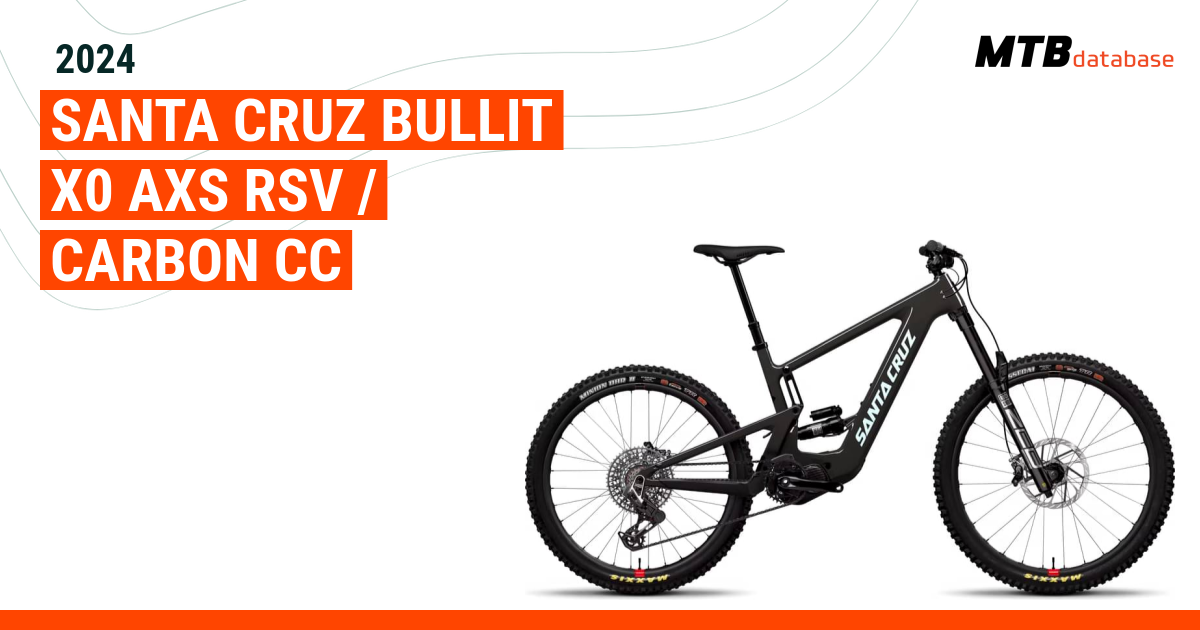 2024 Santa Cruz BULLIT X0 AXS RSV Carbon CC Specs Reviews