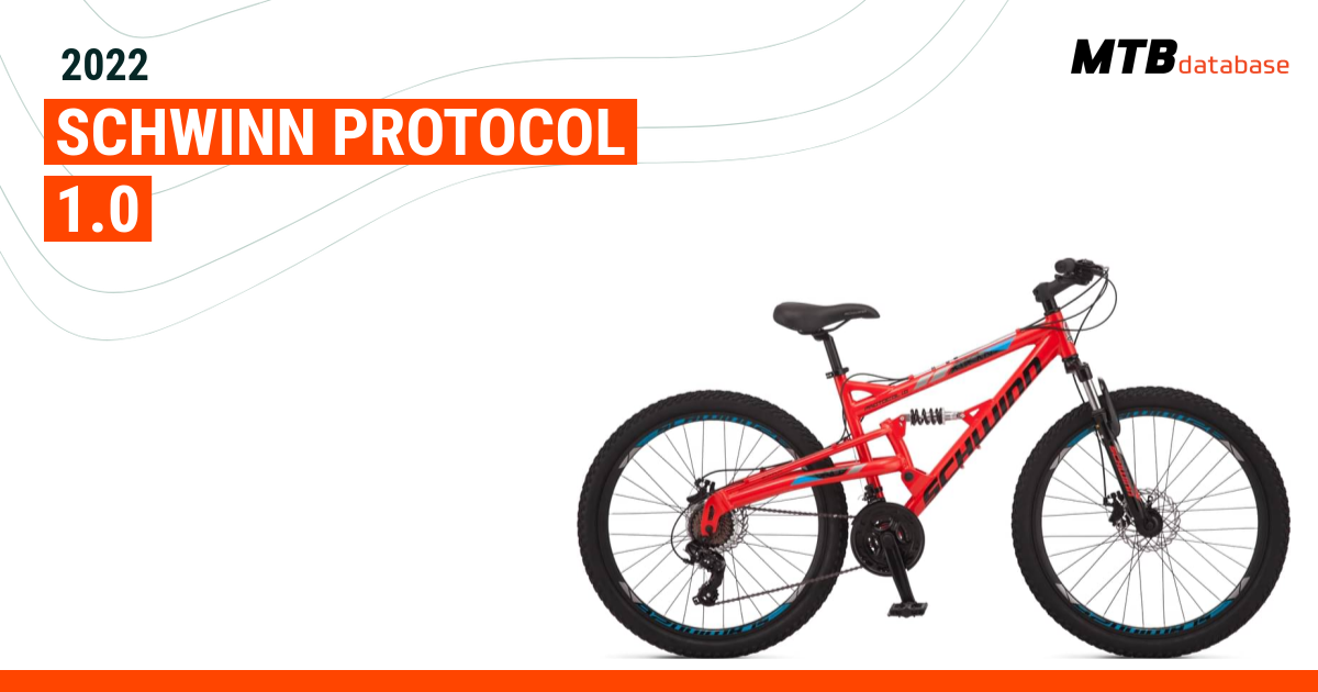 Schwinn protocol 1.0 red mountain bike bicycle discount s2756aaz