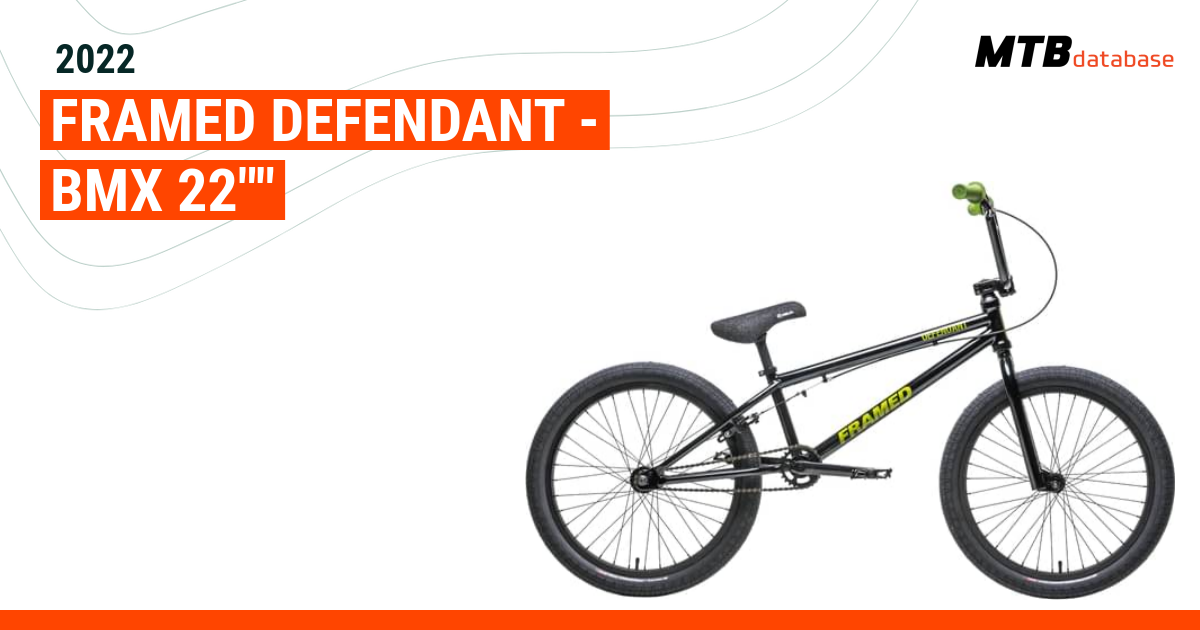 Framed defendant hotsell bmx bike