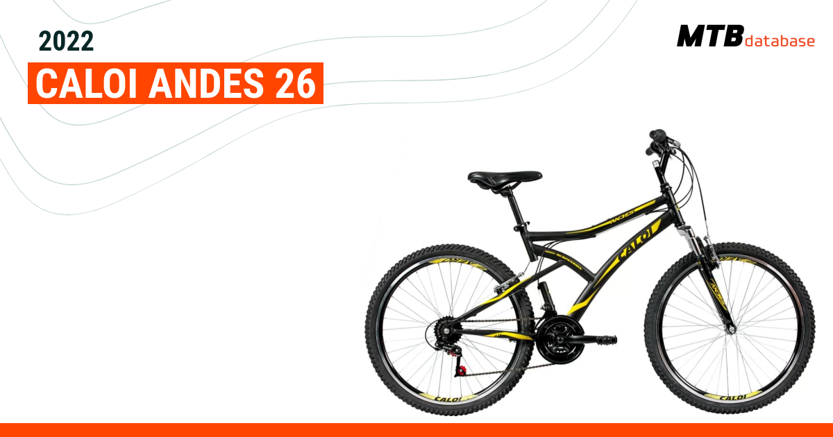 2022 Caloi ANDES 26 - Specs, Reviews, Images - Mountain Bike Database