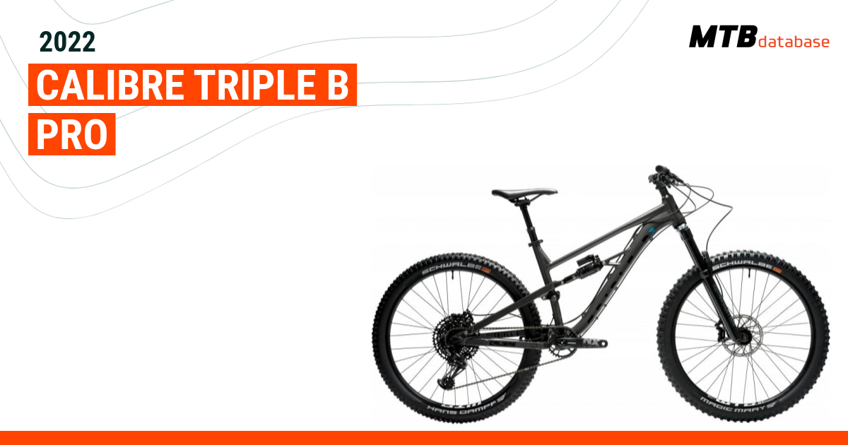 2022 Calibre TRIPLE B PRO - Specs, Reviews, Images - Mountain Bike Database