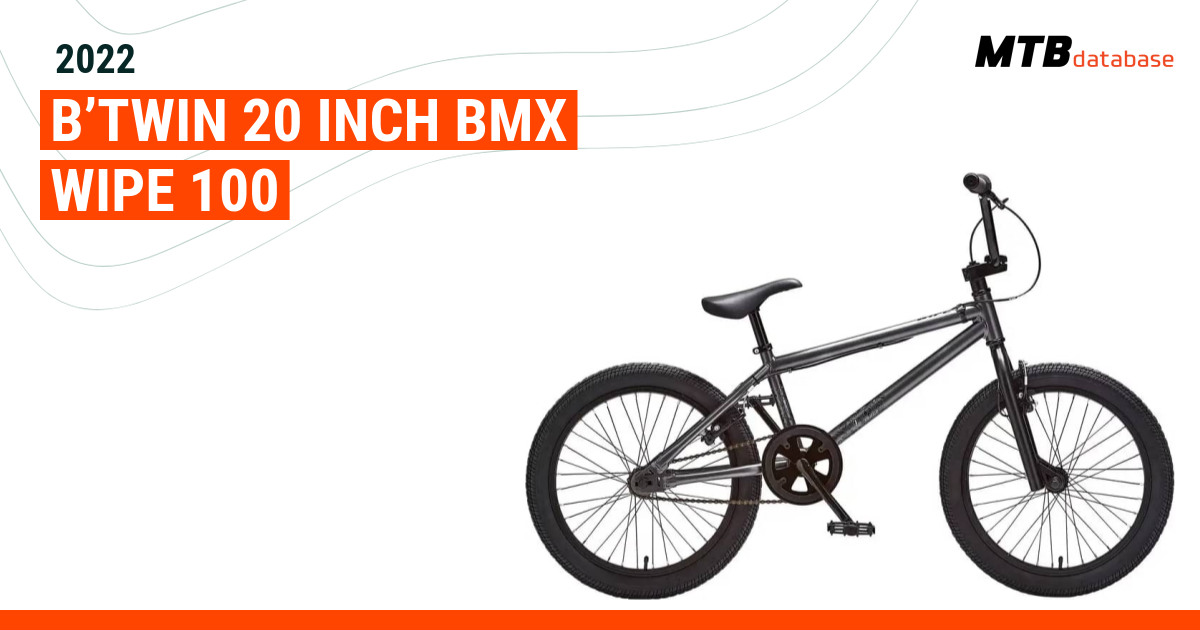 2022 B’TWIN 20 Inch BMX Wipe 100 - Specs, Reviews, Images - Mountain ...