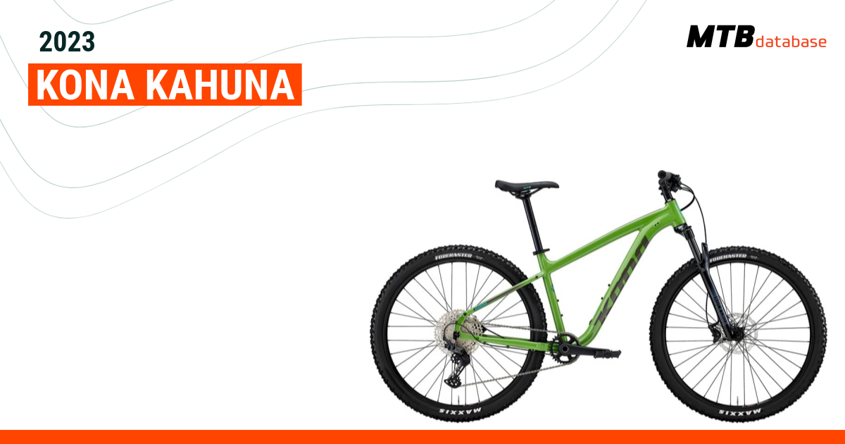 2023 Kona KAHUNA Specs, Reviews, Images Mountain Bike Database