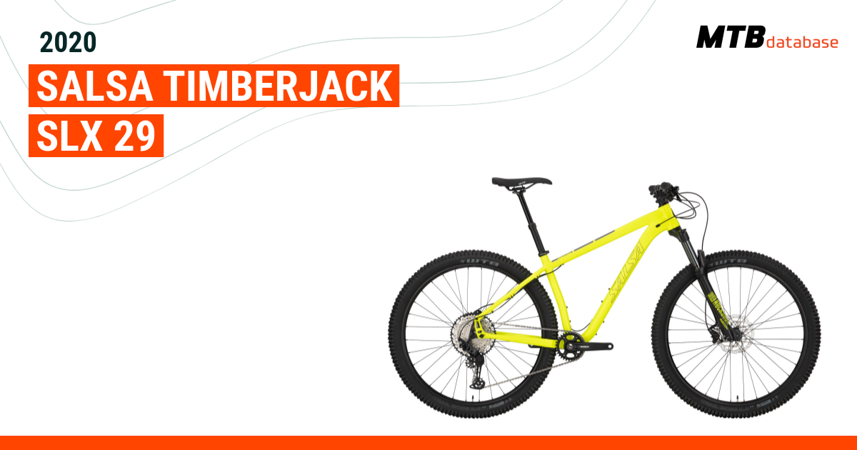 Salsa timberjack 2025 size chart