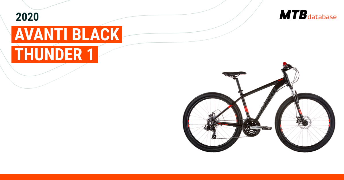 Avanti black discount thunder bike price