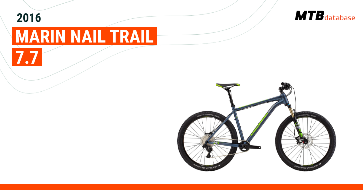 2016 Marin Nail Trail 7.7 Specs Reviews Images Mountain Bike Database