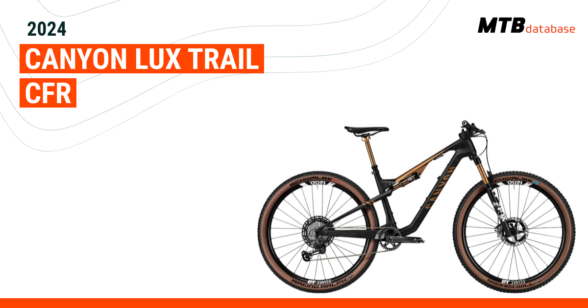 2024 Canyon Lux Trail CFR Specs Reviews Images Mountain Bike Database   127367