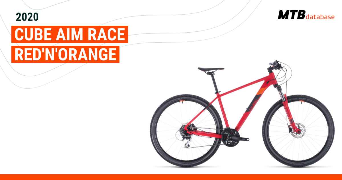 Cube aim race black 2024 red