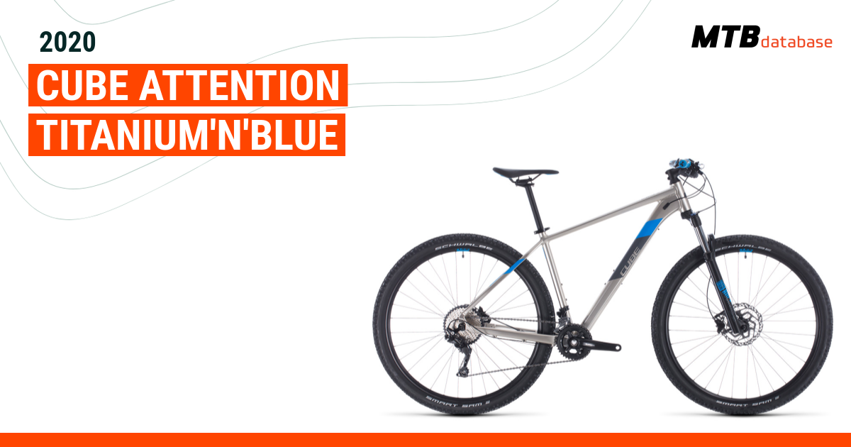 Cube attention titanium store ́n ́blue 2020