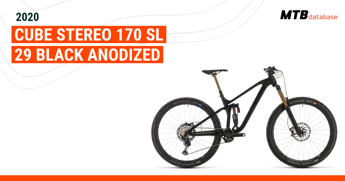 Cube stereo 170 sl store 29 mountain bike 2020