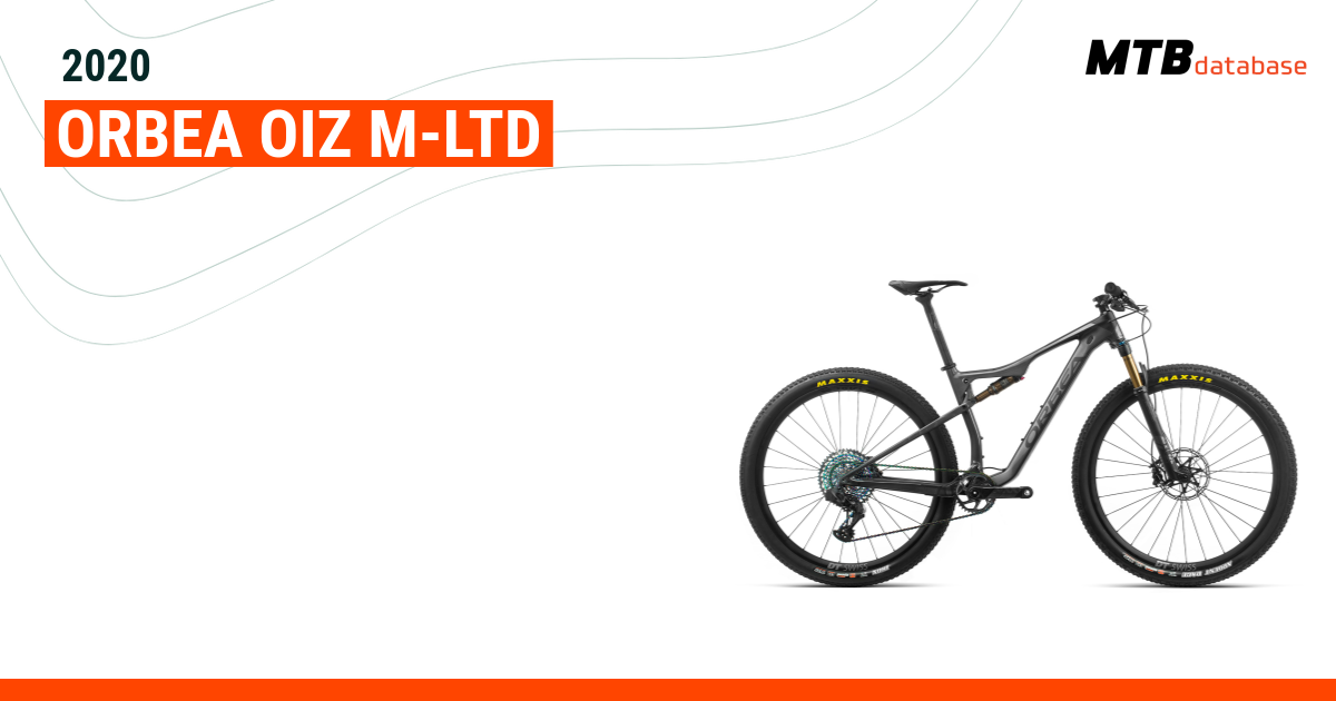 Orbea oiz m ltd 2020 peso new arrivals