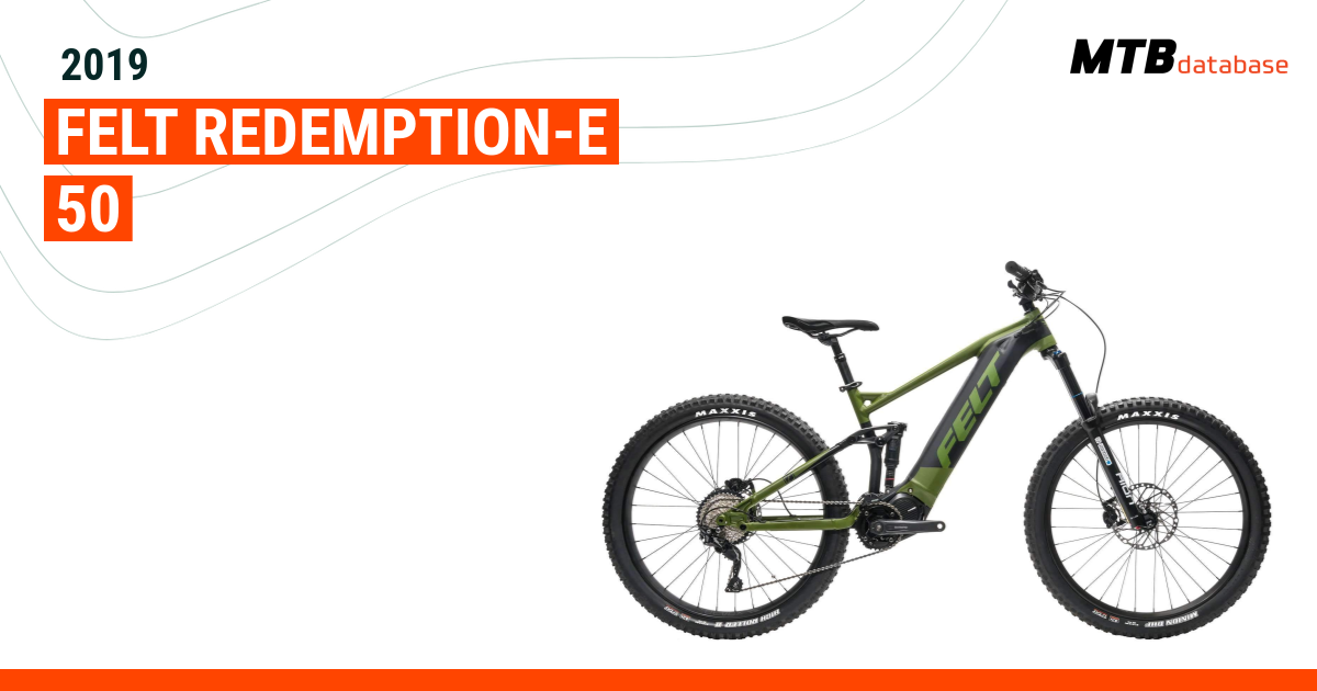 2019 Felt REDEMPTION E 50 Specs Reviews Images Mountain Bike