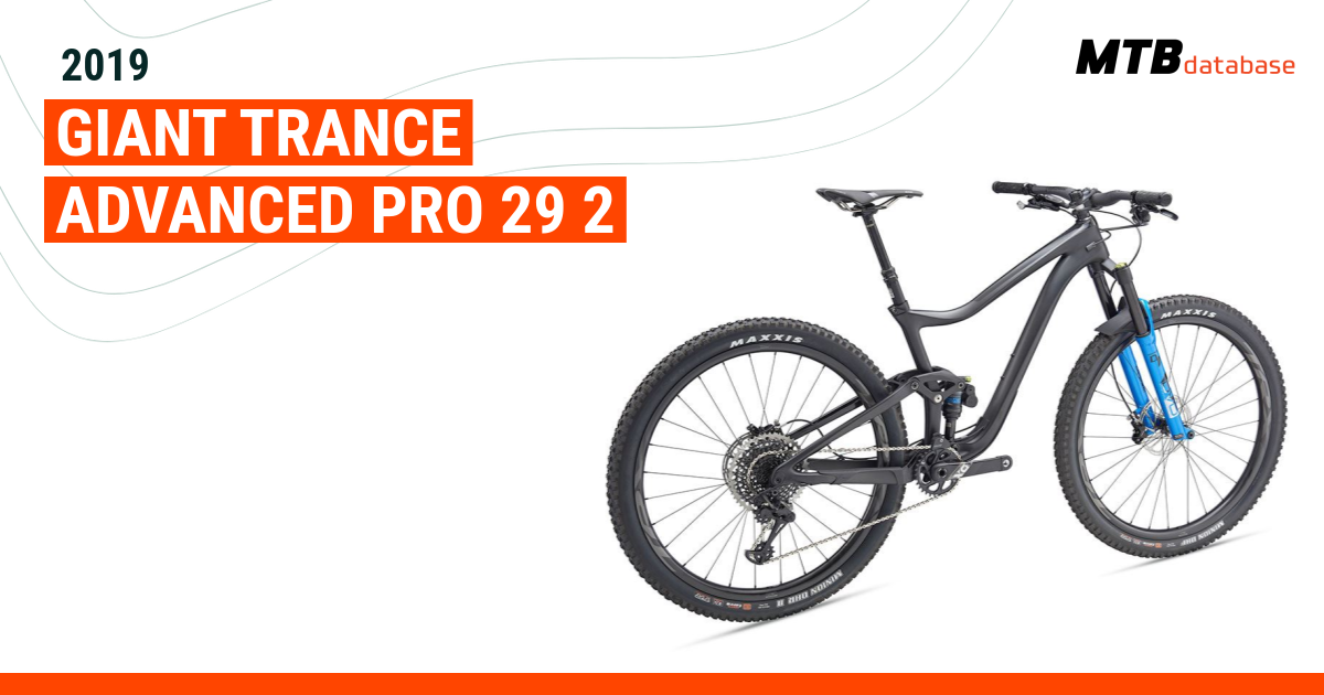 Giant trance advanced 2024 pro 2 2019