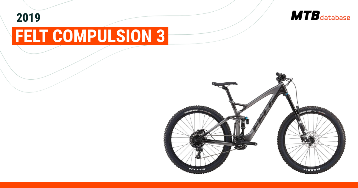 Felt compulsion 3 full suspension store bike 2019