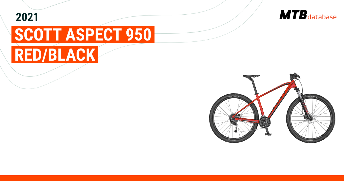 kubus Atticus Patois 2021 Scott Aspect 950 red/black - Specs, Reviews, Images - Mountain Bike  Database