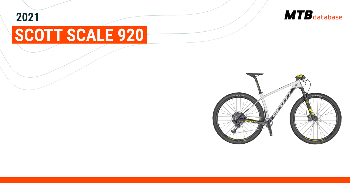 Scott scale deals 920 carbon 2021