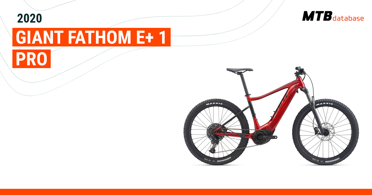 Giant fathom e+ hot sale 1 pro 2020