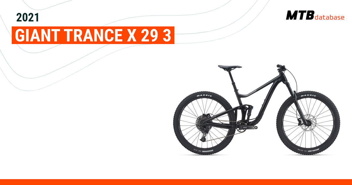 2021 Giant Trance X 29 3 Specs Reviews Images Mountain Bike