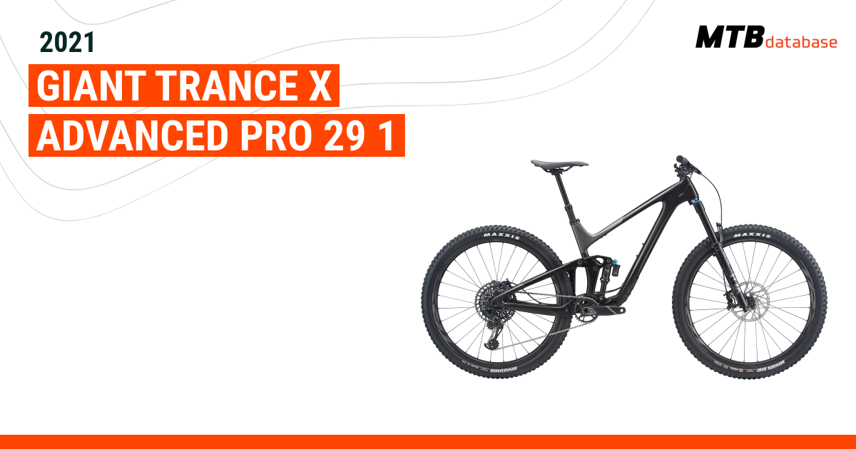 Giant trance x discount advanced pro 1 2021