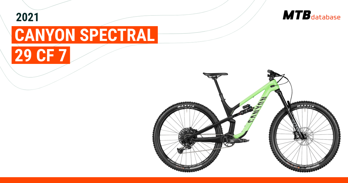 2021 Canyon Spectral 29 CF 7 Specs Reviews Images Mountain