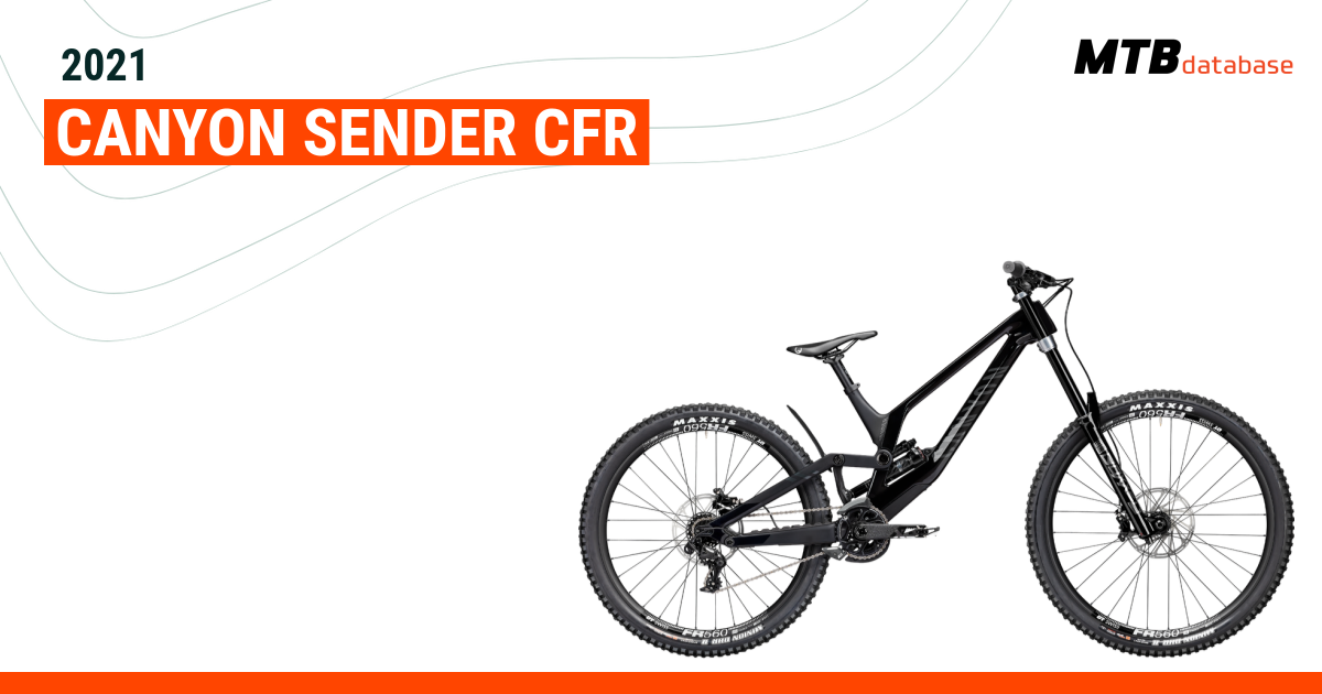 Canyon sender size guide hot sale