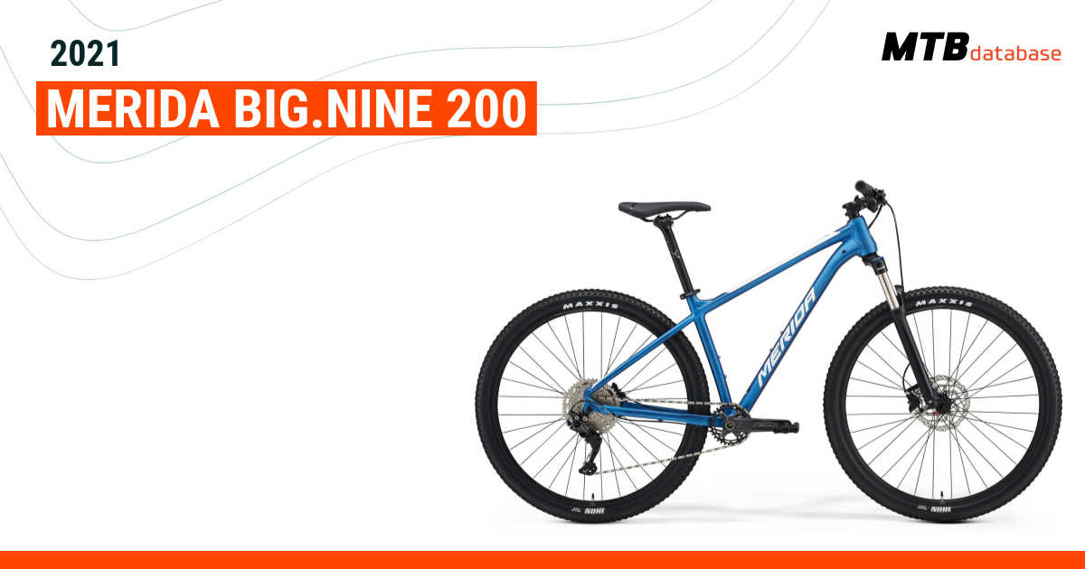 2021 Merida BIG.NINE 200 Specs Reviews Images Mountain Bike