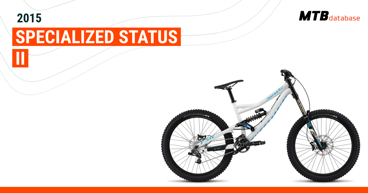 2015 Specialized Status II Specs Reviews Images Mountain Bike Database