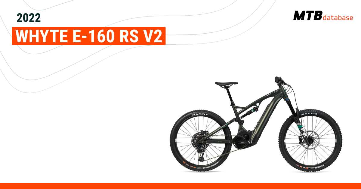 2022 Whyte E 160 RS V2 Specs Reviews Images Mountain Bike