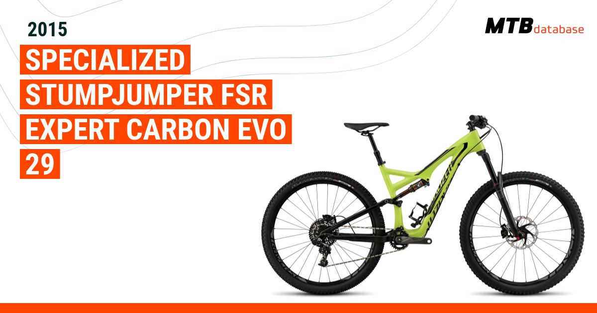 2015 Specialized Stumpjumper FSR Expert Carbon EVO 29 Specs